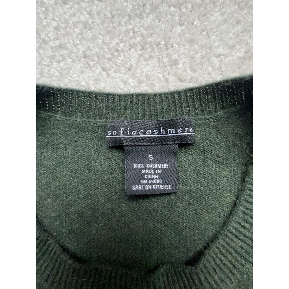 Sofiacashmere 100% Cashmere Crew Neck Sweater Siz… - image 5